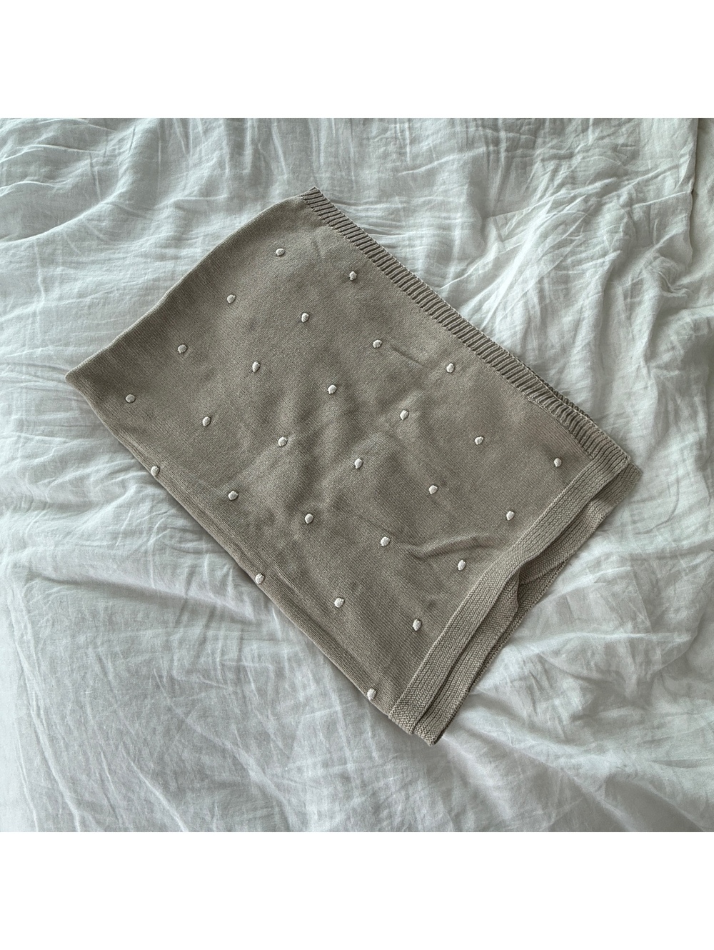 EUC Pottery Barn Cotton Sweater Kids Baby Blanket